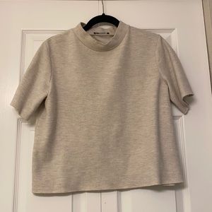 Zara mock knock sweater